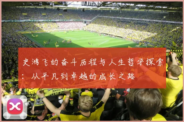 史鸿飞的奋斗历程与人生哲学探索：从平凡到卓越的成长之路
